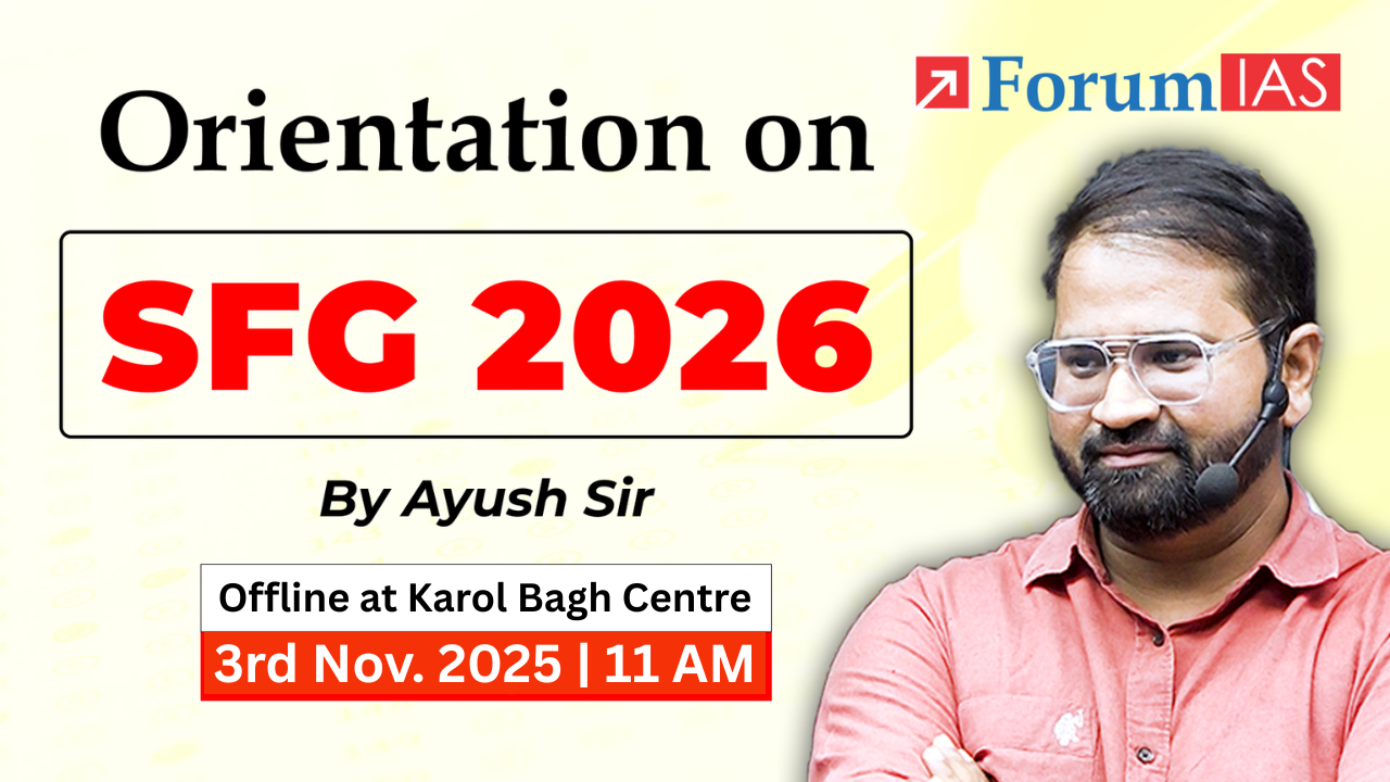 Open Orientation on SFG 2026 by Mr.Ayush Sinha